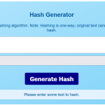 Hash Generator